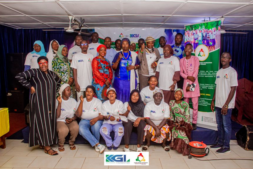 Golden Inspires Foundation in Partnership with KGL Foundation Launch Menstrual Health and Female Leadership Project in Northern Ghana.