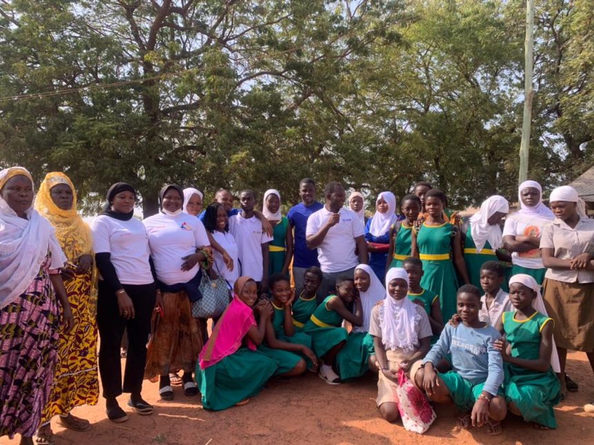 Golden Inspires Foundation in Collaboration With Face-Ghana Hosts Community Durbar on Education and Peace at Dimala Junior High School